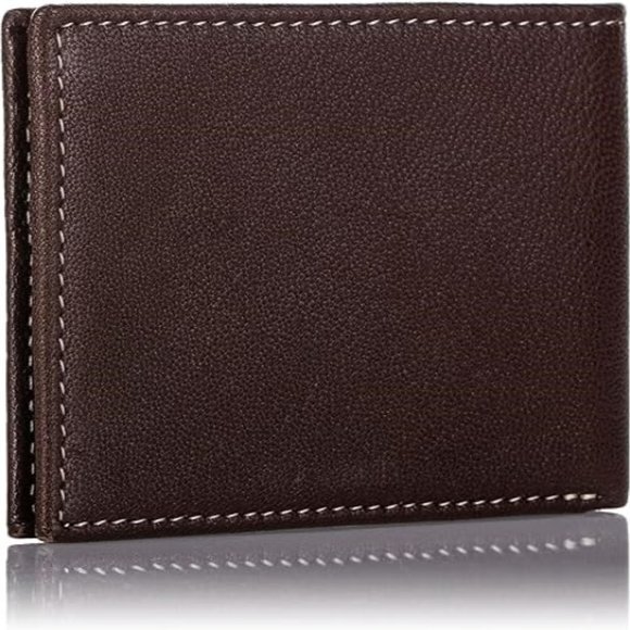 Timberland‎ Men's Brown Blix Slimfold Leather Wallet - Picture 2 of 6